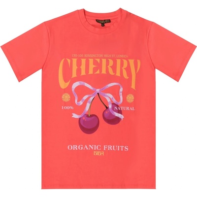 Biba Тениска Biba Women's Oversized Graphic T-Shirt - cherry