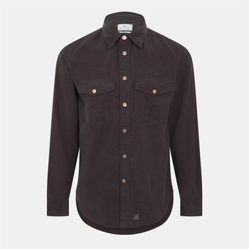 PS Paul Smith Риза с дълъг ръкав PS Paul Smith Men's Long Sleeve Tailored Fit Shirt - Black 79