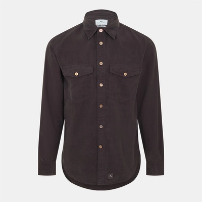 PS Paul Smith Риза с дълъг ръкав PS Paul Smith Men's Long Sleeve Tailored Fit Shirt - Black 79