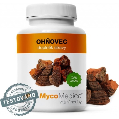 MycoMedica Ohnovec 30% Vegan 400mg 120 kapsúl