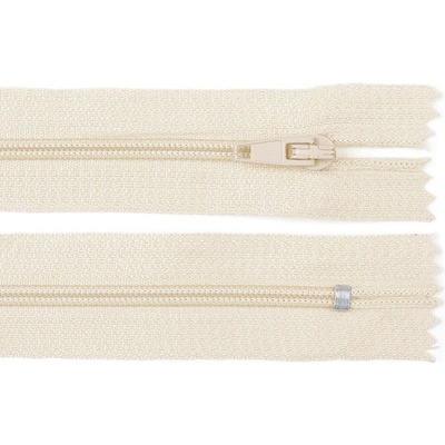 Stoklasa Spirálový zip No 3 délka 20 cm pinlock Balení: 1 ks, Varianta: 306 béžová nejsv. 306 béžová nejsv.