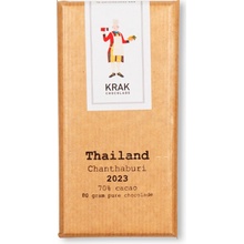 KRAK 70% hořká čokoláda THAILAND Chanthaburi 2023 80 g