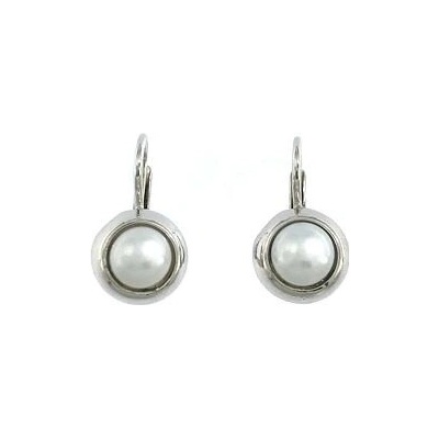 Infinitysilver stříbrné náušnice s přírodními perlami 438303