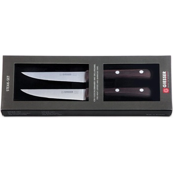 Image 1 of GIESSER Комплект ножове за пържоли Giesser, 2 бр, дръжка от палисандрово дърво (GIE.8750.z-12-2)