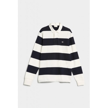 Gant polokošela Reg Shield Barstripe Heavy Rugger biela