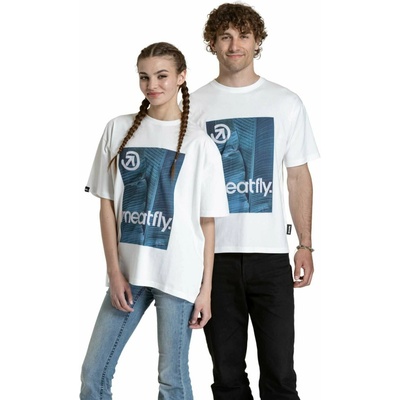 Meatfly унисекс тениска Junglist Blue Leaf Meatfly | Byal | МЪЖЕ | S/M