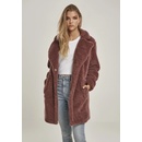 Urban Classics Ladies Sherpa coat darkrose
