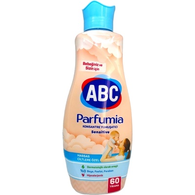 ABC парфюмен омекотител за пране, 60 пранета, 1440мл, Sensitive