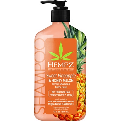 Hempz Sweet Pineapple Honey Melon Herbal Shampoo Шампоан за коса унисекс 500ml