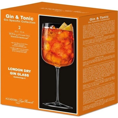 Bormioli London Dry Gin & Tonic Glass Luigi 2 x 650 ml
