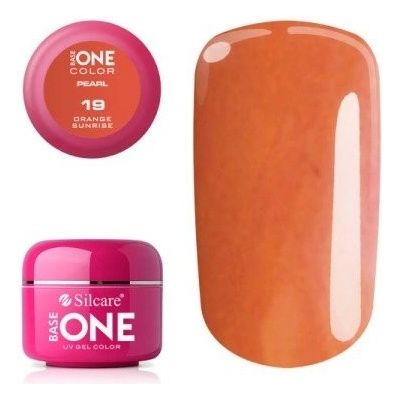 Silcare UV gel Base One Pearl Orange Sunrise 19 5 g