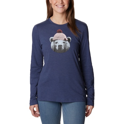 Columbia Dámske tričko Hidden Haven™ LS Tee modré Nocturnal Unbe