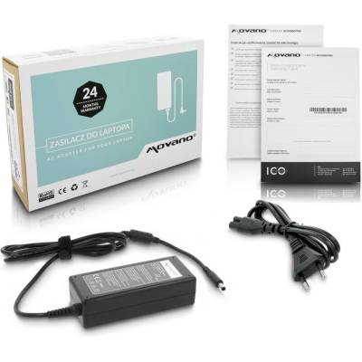 Movano Зарядно за лаптопи Dell, 65W / 19, 5V / 3, 34A / 4, 5mm x 3, 0mm (ZZ/DEL195334C)