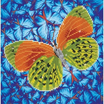 Diamond dotz Трепет с земни цветове - диамантен гоблен dd5.022