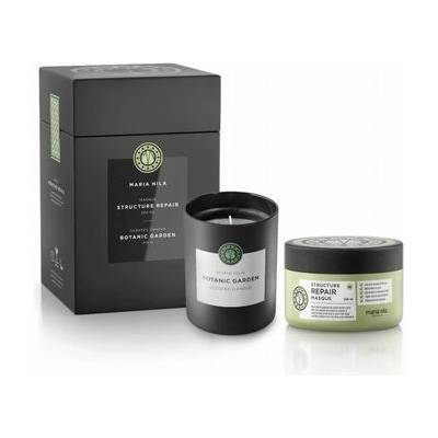 Maria Nila Structure Repair Masque 250 ml + Botanic Garden Candle 210 g darčeková sada