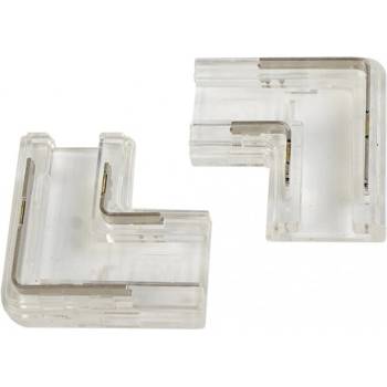 Lightex Ъглов конектор за еднократна употреба 2PIN за LED лента, COB, 5A, 8 мм, IP20 - Lightex (521AL0001118)