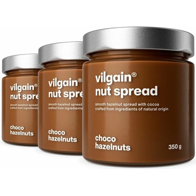 Vilgain Sweet Nuts lieskové orechy s čokoládou 3 x 350 g