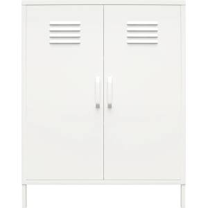 Støraa Бяло метално шкафче 40x102x80 cm Mission District - Støraa (3384013COMDK)