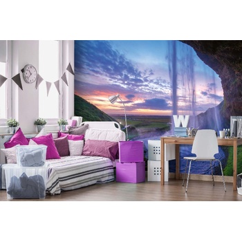 DIMEX ART s. r. o Самозалепваща се флизелинова фототапета селйаландсфос, исландия 375 x 250 см