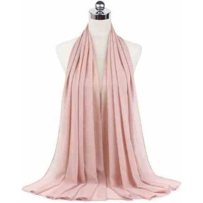 Šifónový šál přes společenské šaty Pudrová – Zboží Mobilmania