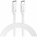 Forcell C339 nabíjací USB-C > USB-C QC4.0 5A/20V PD100W, 2m, bílý