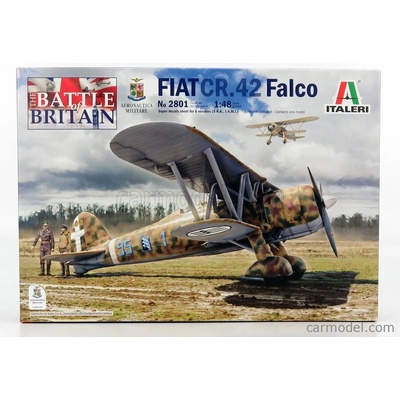 Italeri Fiat Cr.42 Falco Aeronatica Militare Bojové lietadlo 1939 1:48 /
