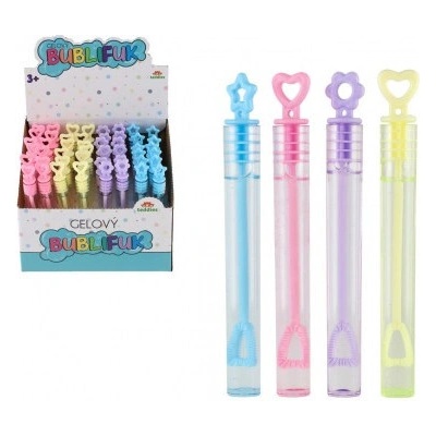Teddies Bublifuk mini 5 ml gélový 10,5 cm 4 druhy 48ks v boxe
