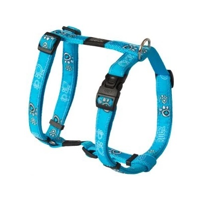 Rogz Fancy Dress Harness XL - Нагръдник лапички, за кучета, вратна обиколка от 56 до 95 см и гръдна от 60 до 100 см. тюркоазно синьо