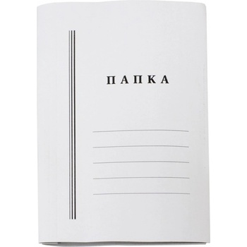 Image 1 of Office Папка картонена, с машинка, бяла, 300гр/м2