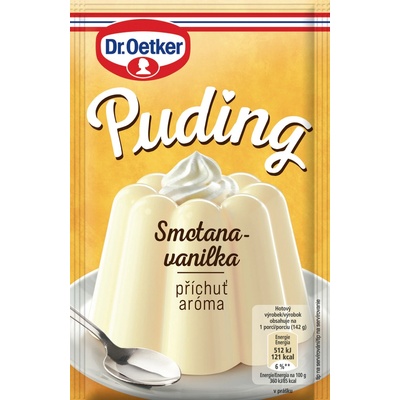 Dr. Oetker puding se smetanovo - vanilkovou příchutí 38 g