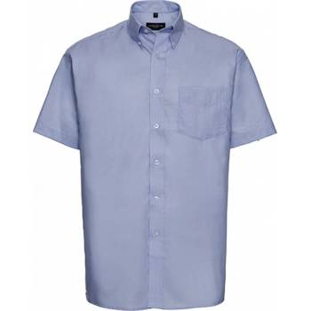 Russell Collection profesní pánská košile Oxford s krátkým rukávem Z933 oxfordská modrá