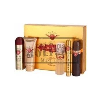 Cuba Gold EDT 100 ml + voda po holení 100 ml + sprchový gél 200 ml + dezodorant 200 ml + EDT 35 ml darčeková sada