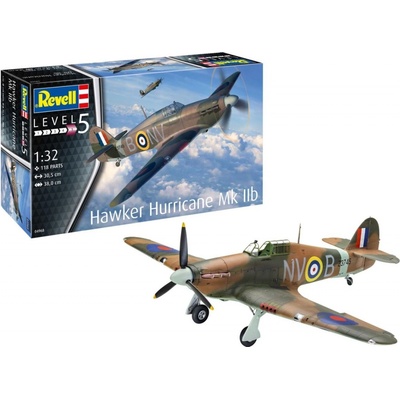 Revell Plastic ModelKit letadlo 04968 Hawker Hurricane Mk IIb 1:32