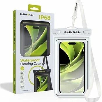 Mobile Origin Waterproof Floating Case 6.8" White/Black DBXL-WHT-BLK01