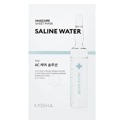 Missha [Missha] Mascure AC Care Solution Sheet Mask - Saline Water, маска за лице със солена вода (8809581456570)