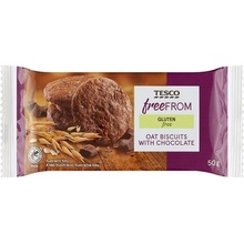 Tesco Free From Bezgluténové ovsené sušienky s kúskami horkej čokolády 50 g