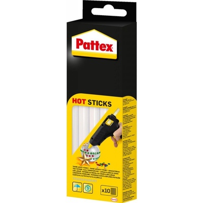 Pattex Hot tyčinky tavné transparentní 10 ks