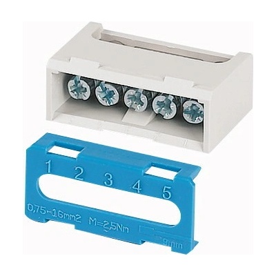 Eaton 178911 Samostatná šroubová svorkovnice 1xN pro KLV,1x25mm2 a 3x16mm2 – Sleviste.cz