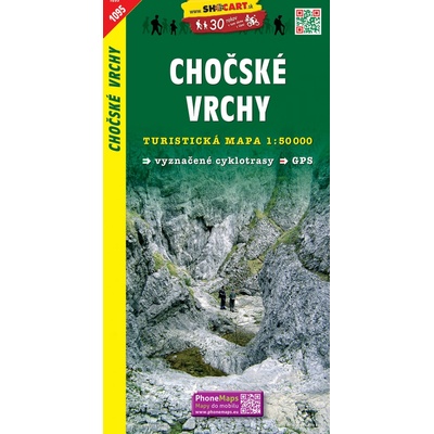 Chočské vrchy 1:50 000