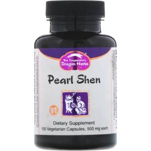 Dragon Herbs Pearl Shen, 100 капсули, Dragon Herbs (001078 (107) DH)