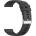Mobilly универсална каишка, 22 мм, силиконова, черна (775 DSJ-18-00T black 22 mm)