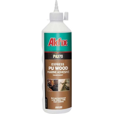AKFIX ЛЕПИЛО ЗА ДЪРВО PU EXP PA370 безц. 560g