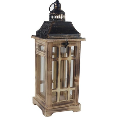 Dřevěná lucerna D6489/A – Zbozi.Blesk.cz