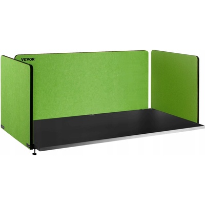 VEVOR Zástěna na stůl 3 ks 152 x 61 cm Zelená Akustická přepážka na stůl – Zbozi.Blesk.cz