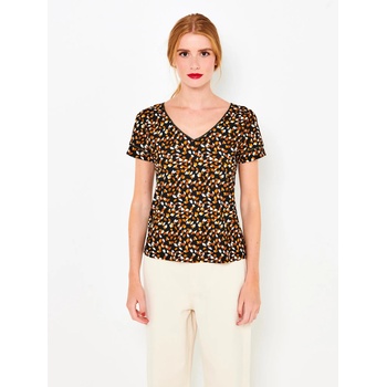 CAMAIEU Кафява риза с шарки CAMAIEU CAMAIEU | Kafyav | ЖЕНИ | XS