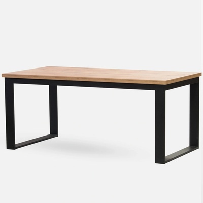 Stima 970 s kovovou podnoží 140 x 80-2x40 cm dub wotan