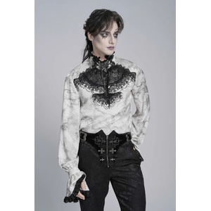 Devil fashion мъжка риза DEVIL FASHION - Cursed Prince - бяла - SHT15602