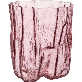 Kosta Boda Ваза Crackle кристал 27 см розова (7042113)