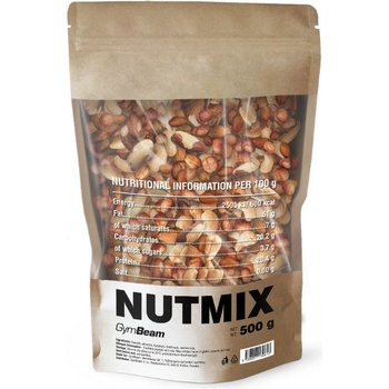 GymBeam Mix prírodných orechov 500 g