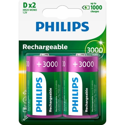 Philips D 3000mAh 2ks R20B2A300/10
